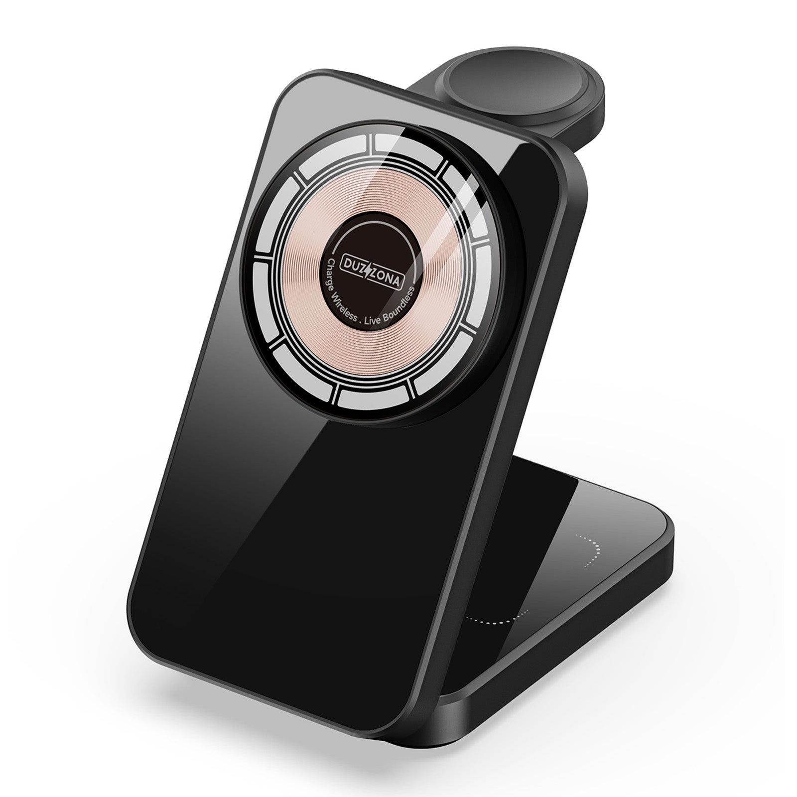 DUZZONA W17 3 in 1 Charging Station 15W Magnetic Foldable Wireless Charger Stand DUZZONA W17 3 in 1 Charging Station 15W Magnetic Foldable Wireless Charger Stand